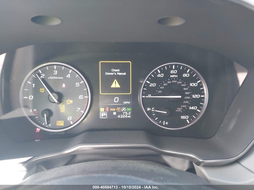 VIN 4S4BTANC0R3175543 2024 SUBARU OUTBACK LIMITED