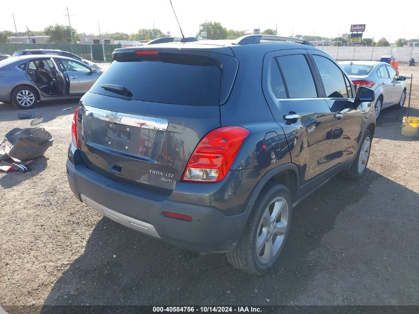 2016 Chevrolet Trax Ltz VIN: 3GNCJRSB8GL138080 Lot: 40584756