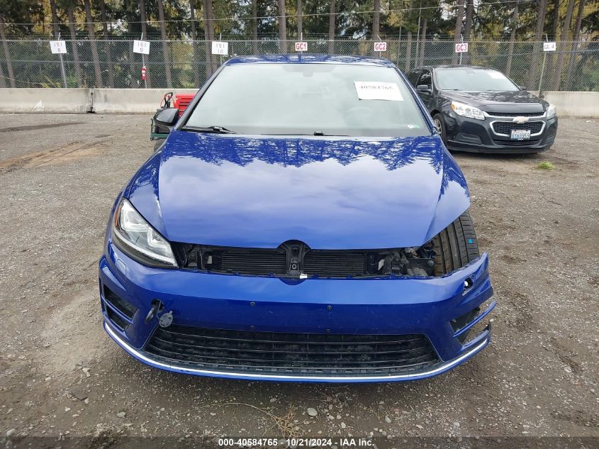 2016 Volkswagen Golf R 4-Door VIN: WVWUF7AUXGW030348 Lot: 40584765