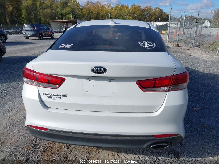 2016 Kia Optima Lx VIN: 5XXGT4L31GG114472 Lot: 40584787