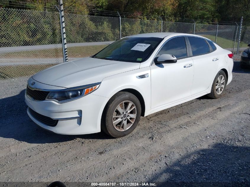 2016 Kia Optima Lx VIN: 5XXGT4L31GG114472 Lot: 40584787