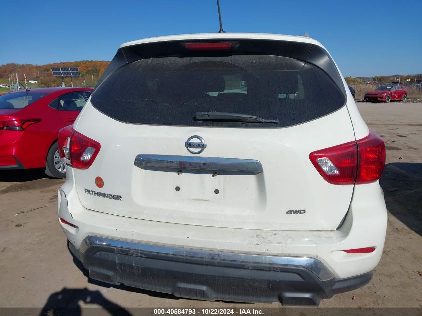 2017 Nissan Pathfinder S VIN: 5N1DR2MM9HC699408 Lot: 40584793