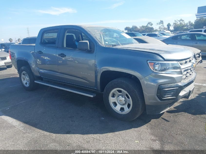 2022 Chevrolet Colorado 2Wd Short Box Wt VIN: 1GCGSBEN8N1178698 Lot: 40584797