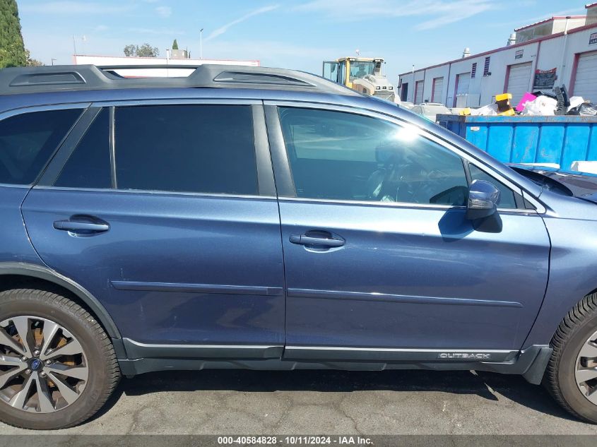 2016 Subaru Outback 3.6R Limited VIN: 4S4BSENC9G3333725 Lot: 40584828