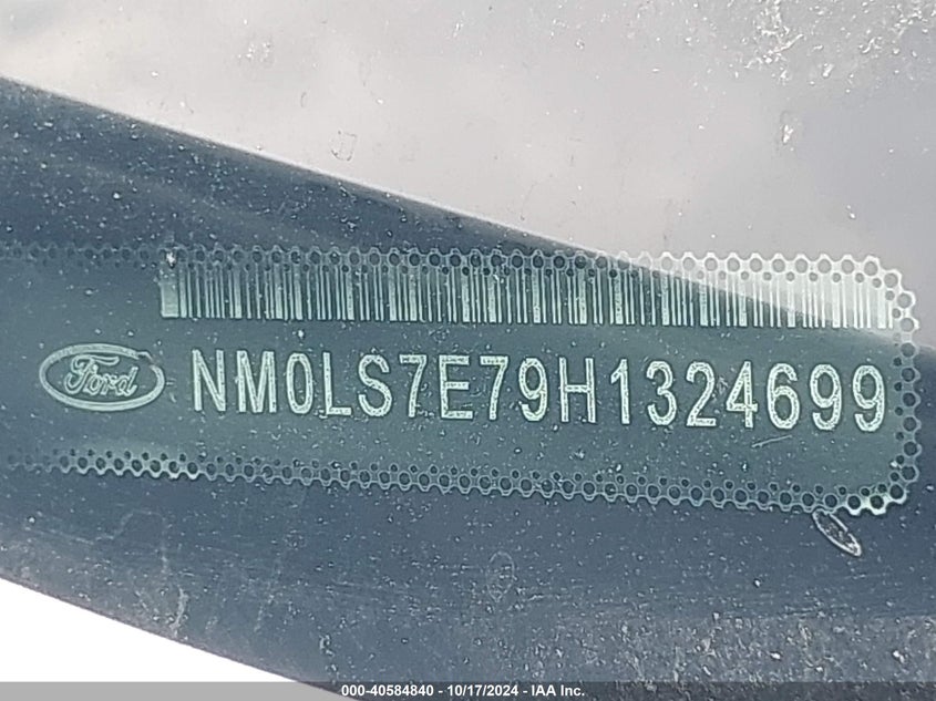 VIN NM0LS7E79H1324699 2017 FORD TRANSIT CONNECT XL