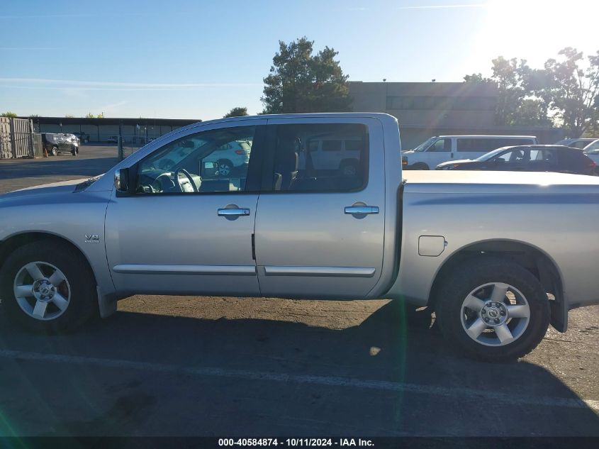 2004 Nissan Titan Se VIN: 1N6AA07A64N584121 Lot: 40584874