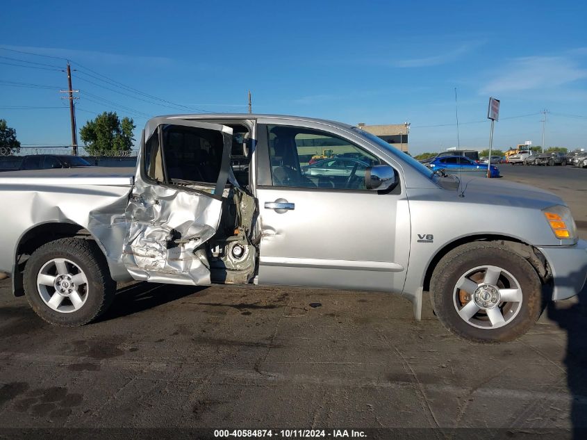 2004 Nissan Titan Se VIN: 1N6AA07A64N584121 Lot: 40584874