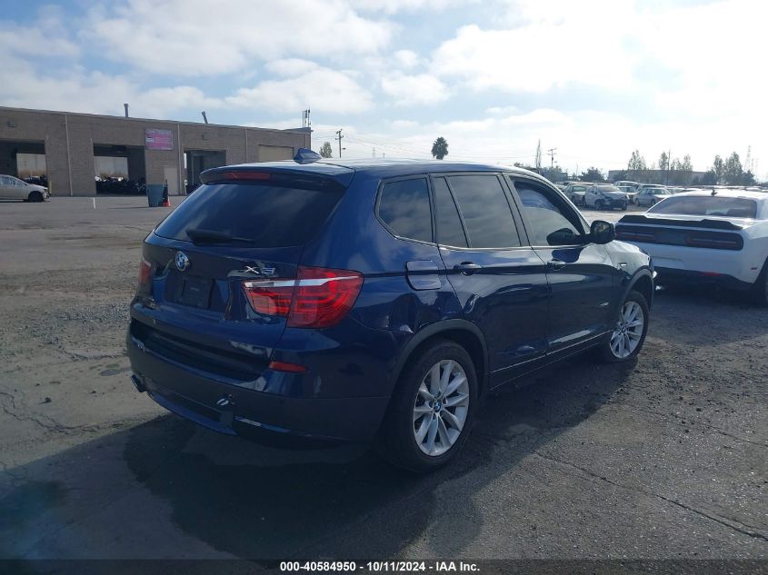 VIN WBA4U7C38H5H20343 2014 BMW X3 no.4