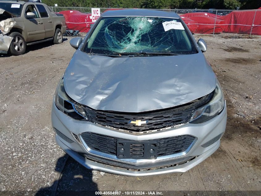 3G1BE6SM2JS615407 2018 Chevrolet Cruze Lt Auto