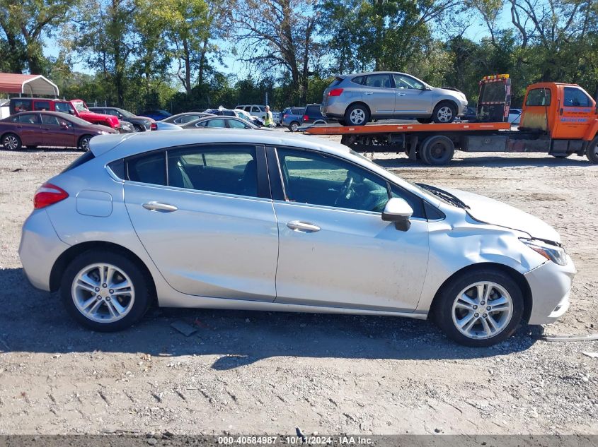 3G1BE6SM2JS615407 2018 Chevrolet Cruze Lt Auto