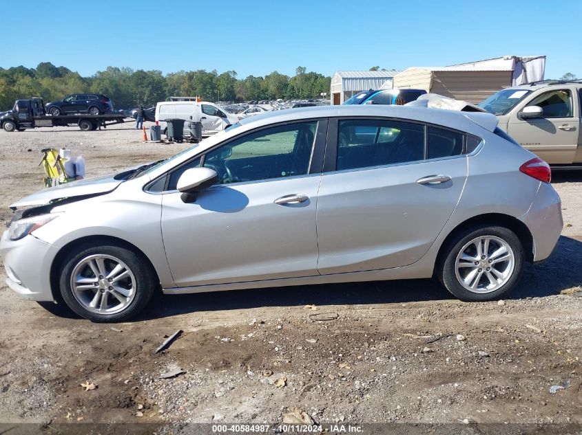 3G1BE6SM2JS615407 2018 Chevrolet Cruze Lt Auto