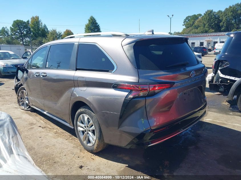 2022 Toyota Sienna Limited/Platinum VIN: 5TDZRKEC5NS085711 Lot: 40584999