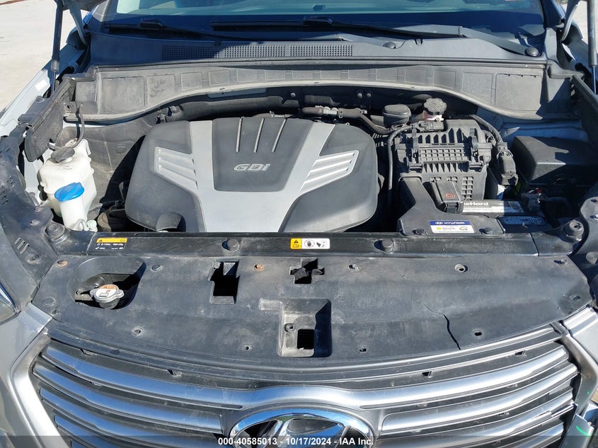 2017 Hyundai Santa Fe Se VIN: KM8SMDHF0HU252795 Lot: 40585013