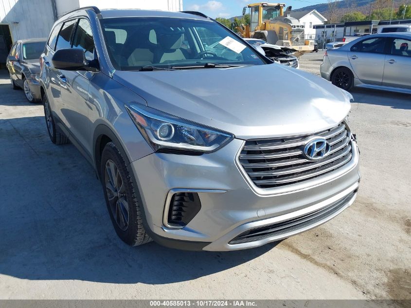 2017 Hyundai Santa Fe Se VIN: KM8SMDHF0HU252795 Lot: 40585013