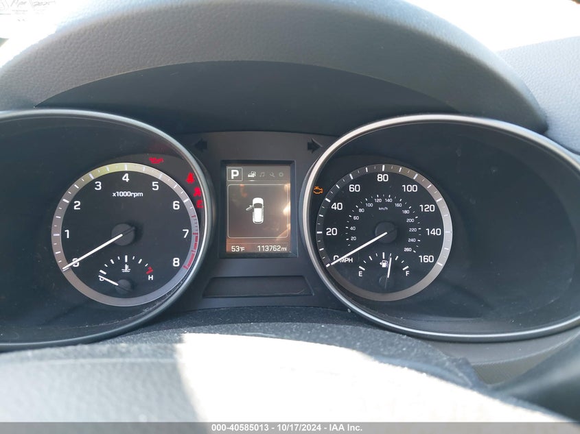 2017 Hyundai Santa Fe Se VIN: KM8SMDHF0HU252795 Lot: 40585013