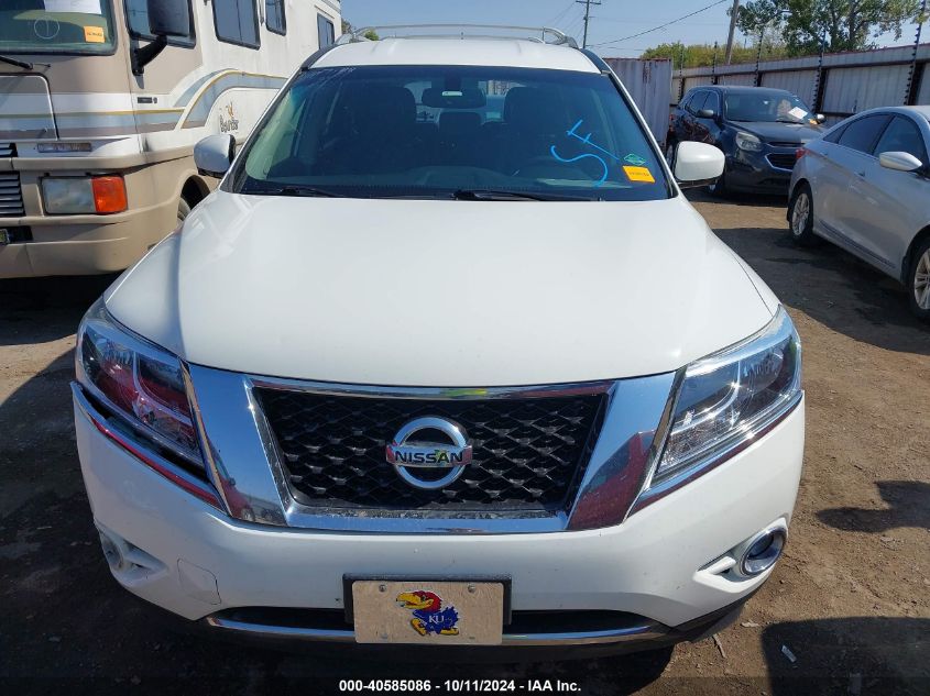 2016 Nissan Pathfinder Sl VIN: 5N1AR2MN3GC612421 Lot: 40585086