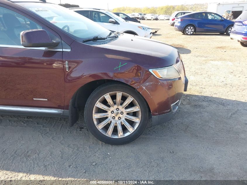 2011 Lincoln Mkx VIN: 2LMDJ8JK5BBJ11481 Lot: 40585087