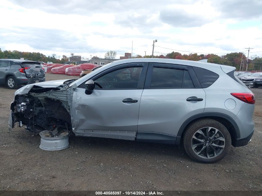 2016 Mazda Cx-5 Grand Touring VIN: JM3KE4DY3G0618335 Lot: 40585097