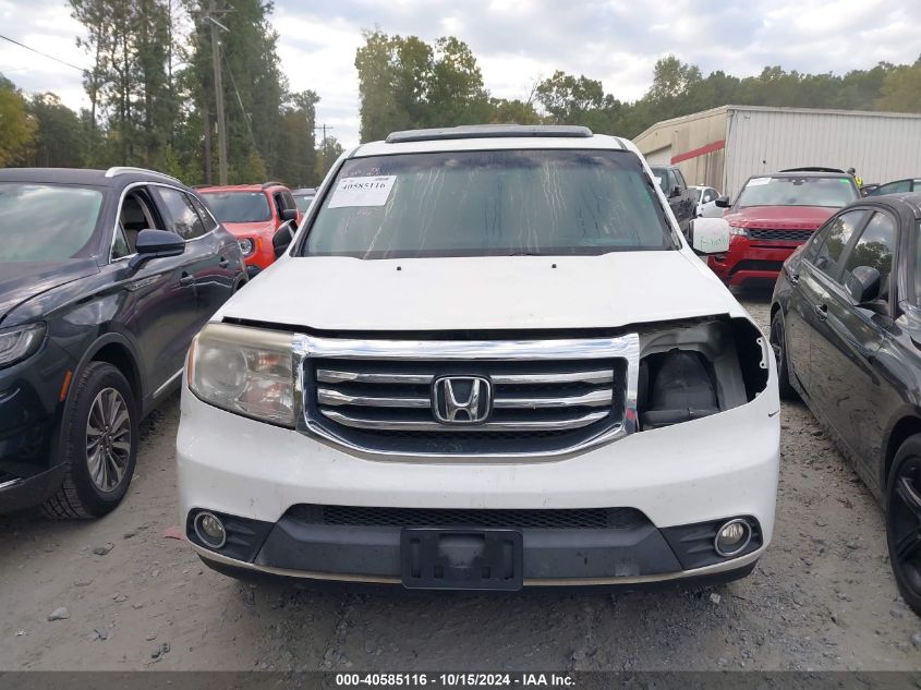 2014 Honda Pilot Ex-L VIN: 5FNYF3H50EB025864 Lot: 40585116