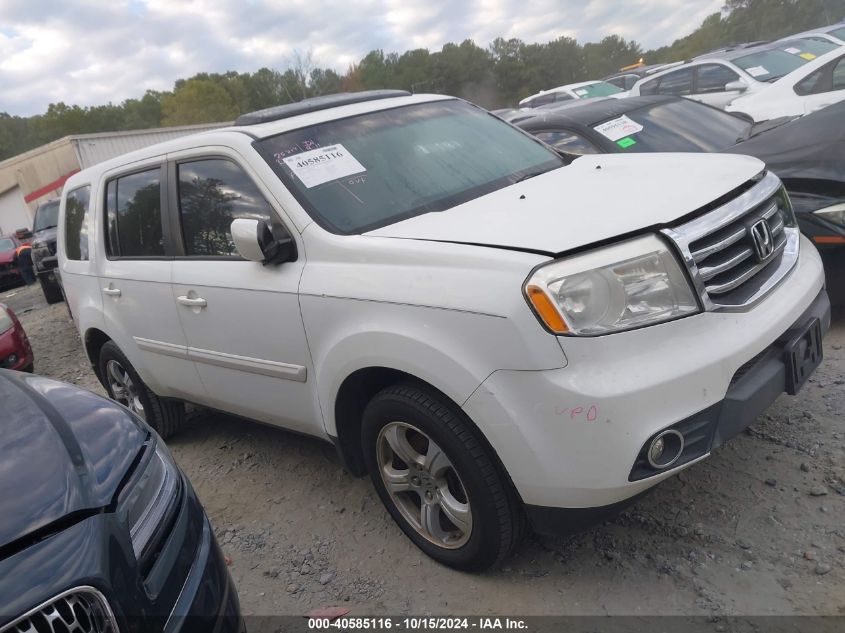 2014 Honda Pilot Ex-L VIN: 5FNYF3H50EB025864 Lot: 40585116