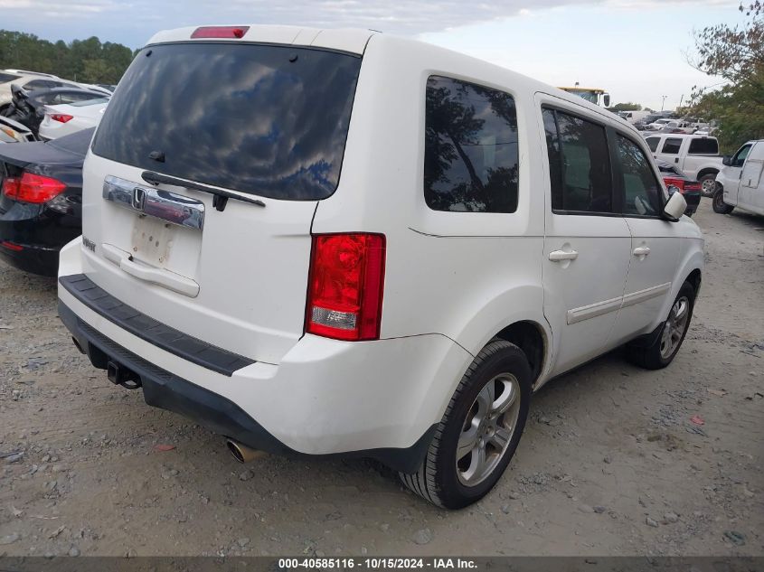 2014 Honda Pilot Ex-L VIN: 5FNYF3H50EB025864 Lot: 40585116