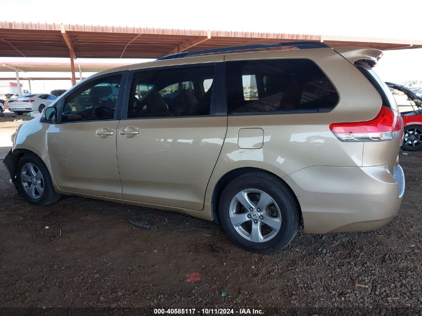 5TDKK3DCXCS222202 2012 Toyota Sienna Le V6 8 Passenger