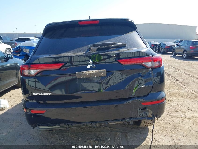 2024 Mitsubishi Outlander Se 2.5 2Wd/Se Black Edition S-Awc/Se Black Edition W/Pano Roof VIN: JA4J3VA82RZ038345 Lot: 40585168