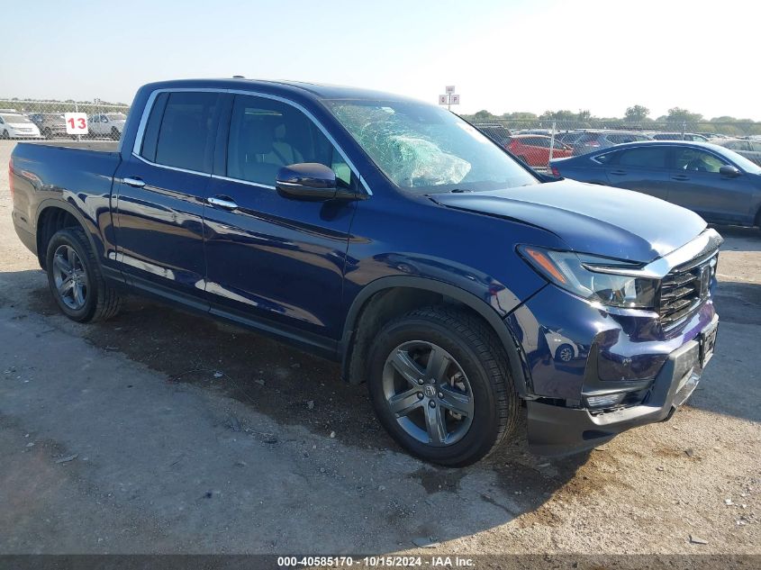 2022 Honda Ridgeline Rtl-E VIN: 5FPYK3F78NB004865 Lot: 40585170