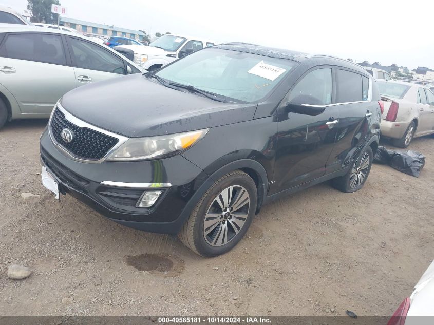 VIN KNDPC3AC0E7657797 2014 KIA Sportage, EX no.2