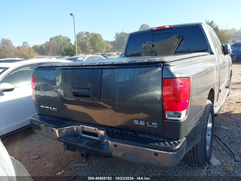 2006 Nissan Titan Le VIN: 1N6BA06A36N501527 Lot: 40585192