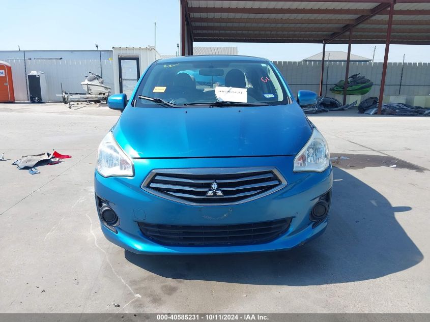 2017 Mitsubishi Mirage G4 Es VIN: ML32F3FJ7HHF07263 Lot: 40585231