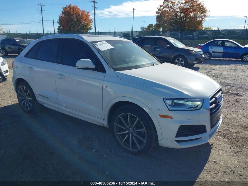 2018 Audi Q3 2.0T Premium/2.0T Sport Premium VIN: WA1ECCFS0JR017332 Lot: 40585236