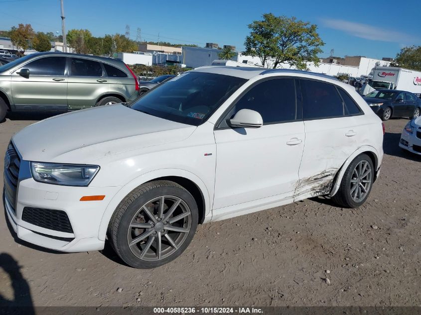 2018 Audi Q3 2.0T Premium/2.0T Sport Premium VIN: WA1ECCFS0JR017332 Lot: 40585236