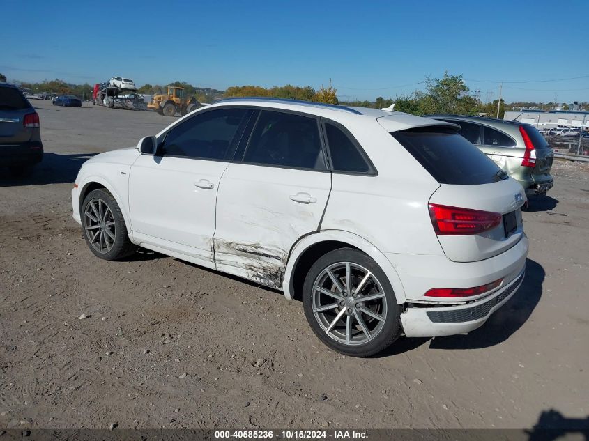 2018 Audi Q3 2.0T Premium/2.0T Sport Premium VIN: WA1ECCFS0JR017332 Lot: 40585236