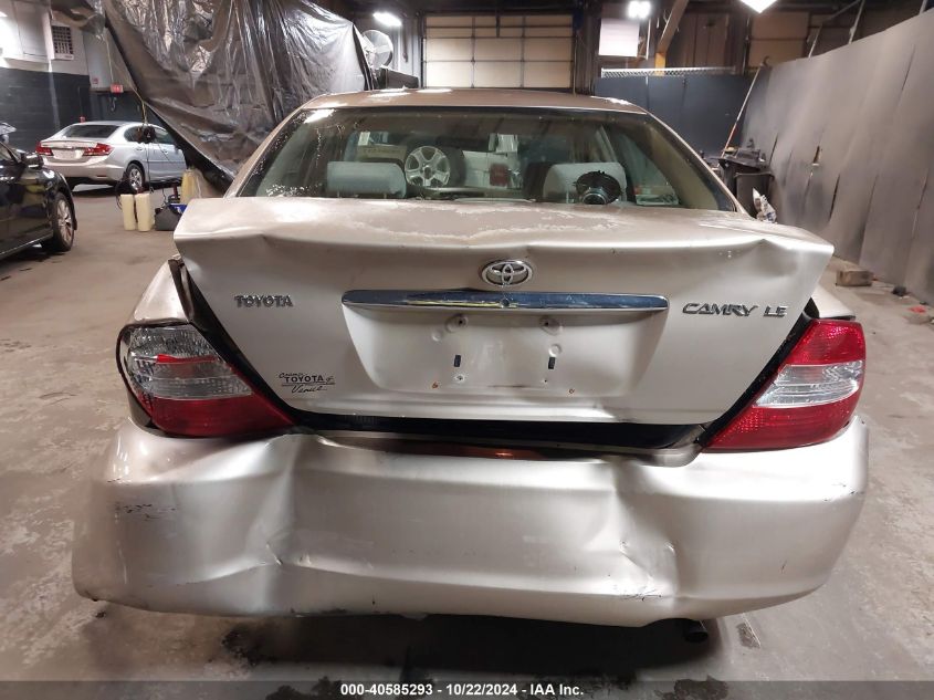 2003 Toyota Camry Le VIN: 4T1BE32K33U122886 Lot: 40585293