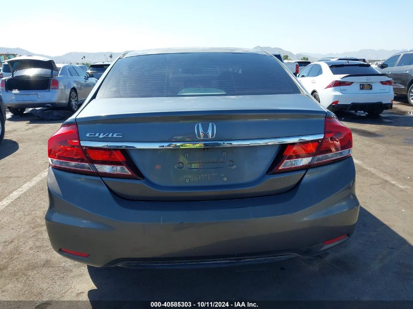 2013 Honda Civic Lx VIN: 19XFB2F51DE226001 Lot: 40585303