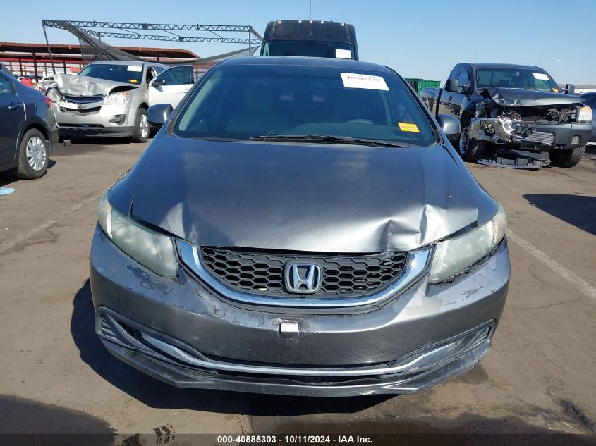 2013 Honda Civic Lx VIN: 19XFB2F51DE226001 Lot: 40585303