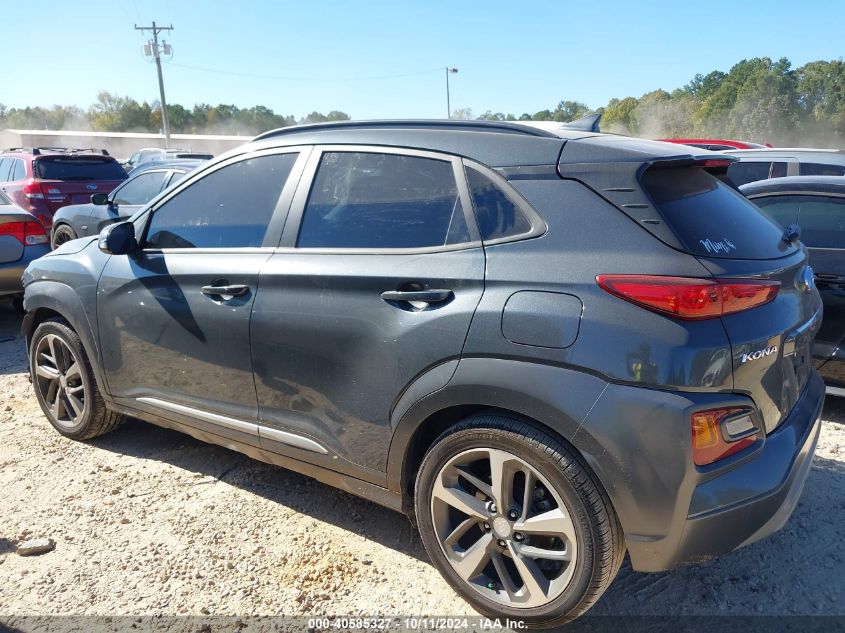 2021 Hyundai Kona Limited VIN: KM8K33A54MU605158 Lot: 40585327