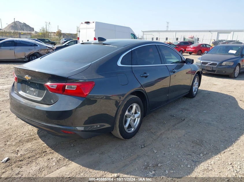 VIN 1G1ZB5ST8JF221844 2018 CHEVROLET MALIBU 1LS