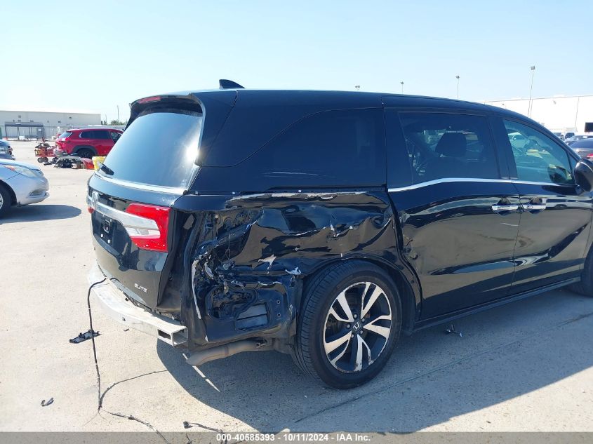 2020 Honda Odyssey Elite VIN: 5FNRL6H91LB033907 Lot: 40585393