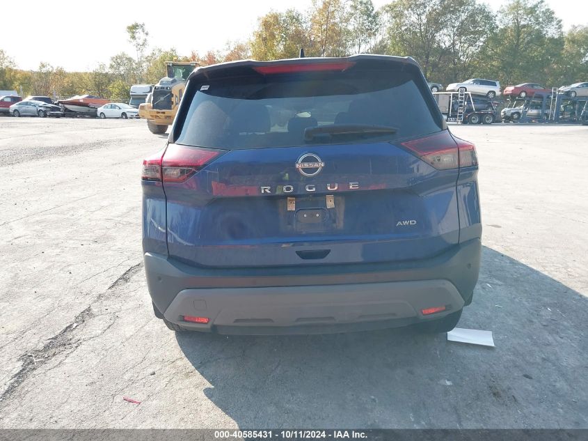 2022 Nissan Rogue S Intelligent Awd VIN: 5N1BT3AB2NC714943 Lot: 40585431