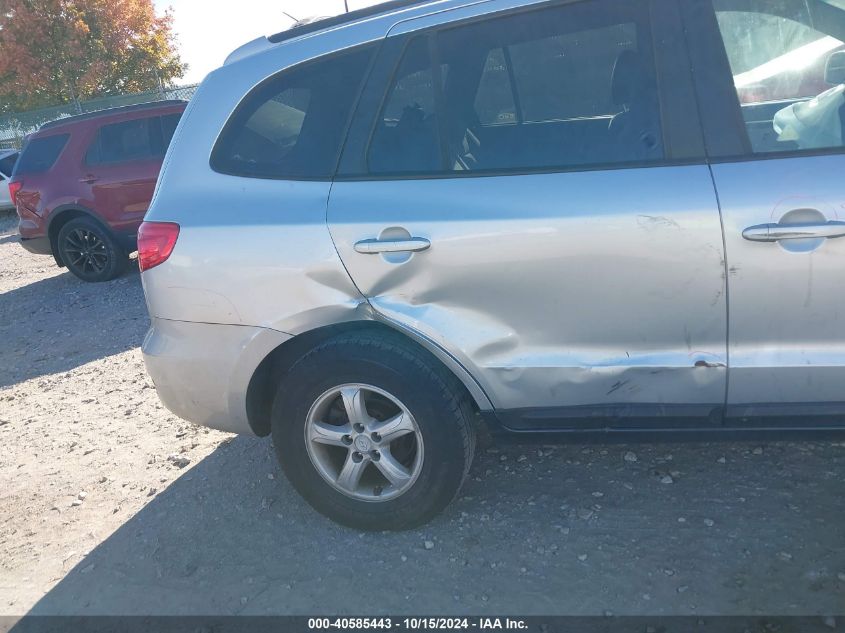 2007 Hyundai Santa Fe Gls VIN: 5NMSG13D77H050929 Lot: 40585443