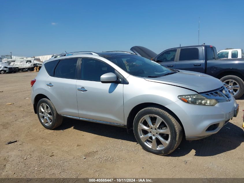 2012 Nissan Murano Le VIN: JN8AZ1MW2CW229624 Lot: 40585447