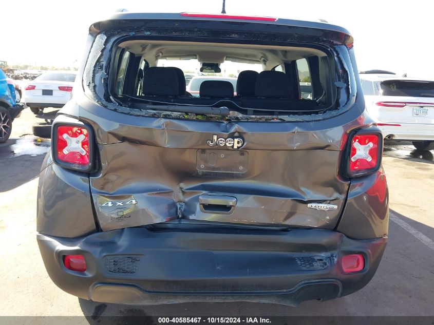 VIN ZACNJBBB4KPK50848 2019 JEEP RENEGADE LATITUDE 4X4