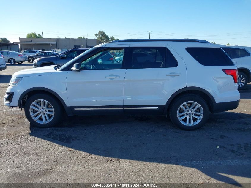 2017 Ford Explorer Xlt VIN: 1FM5K7D86HGB92676 Lot: 40585471