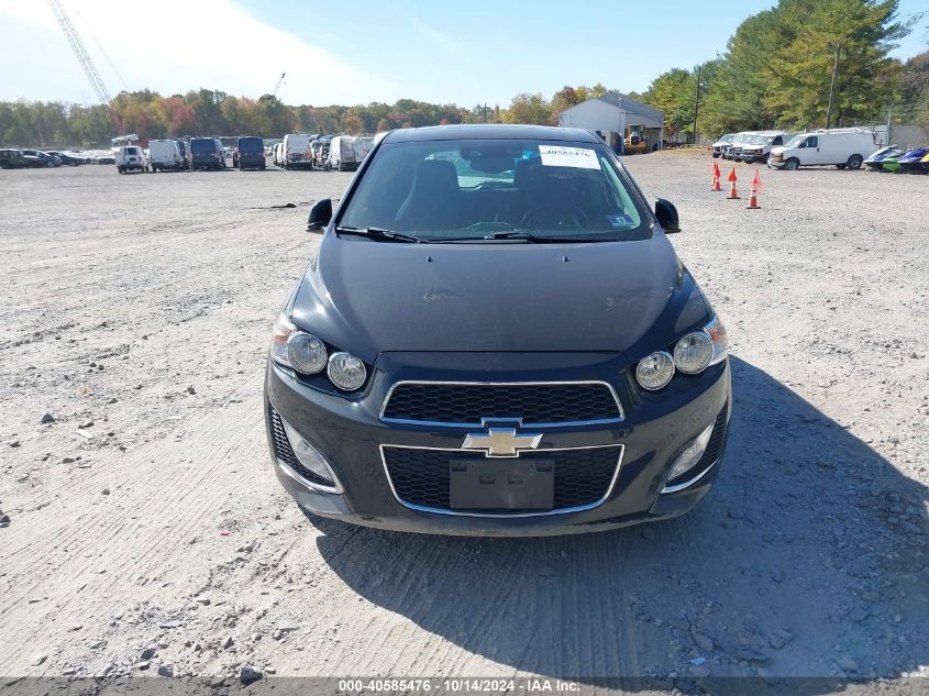 2015 Chevrolet Sonic Rs Manual VIN: 1G1JH6SB9F4156143 Lot: 40585476