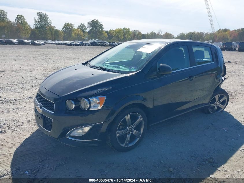 2015 Chevrolet Sonic Rs Manual VIN: 1G1JH6SB9F4156143 Lot: 40585476