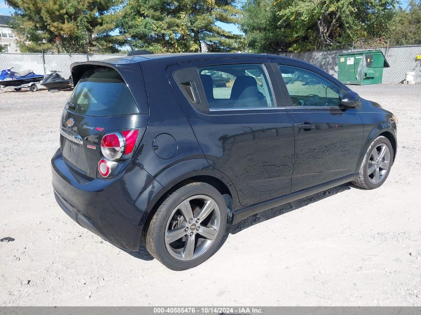 2015 Chevrolet Sonic Rs Manual VIN: 1G1JH6SB9F4156143 Lot: 40585476