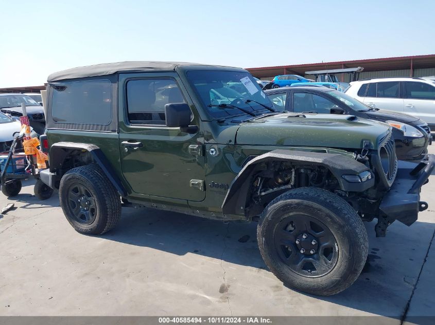 2021 Jeep Wrangler Sport 4X4 VIN: 1C4HJXAG9MW691407 Lot: 40585494