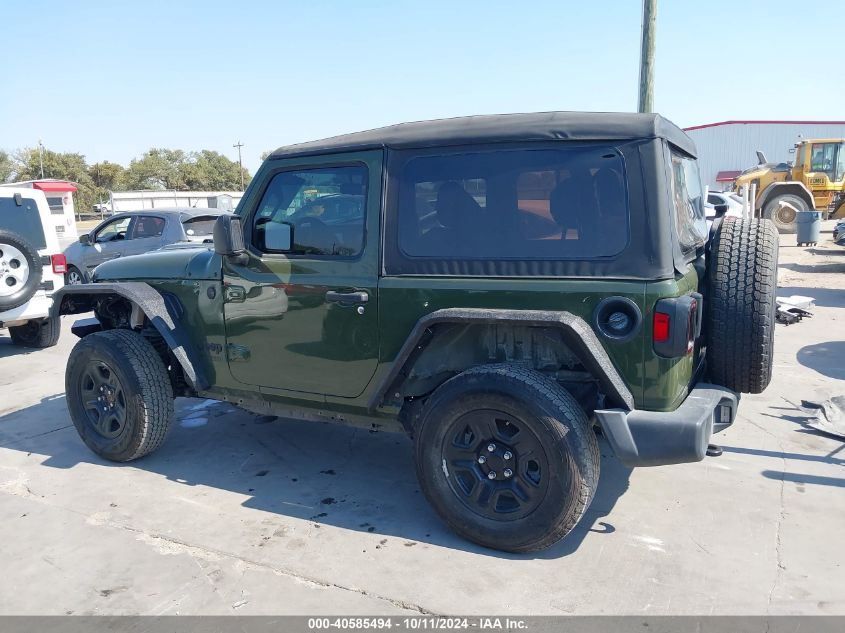 2021 Jeep Wrangler Sport 4X4 VIN: 1C4HJXAG9MW691407 Lot: 40585494